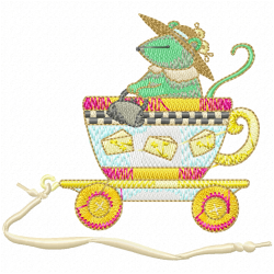 Kids And Toys Embroidery Design 6